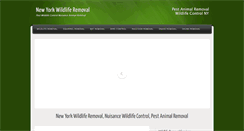 Desktop Screenshot of newyorkwildliferemoval.net