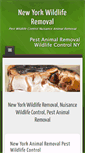 Mobile Screenshot of newyorkwildliferemoval.net